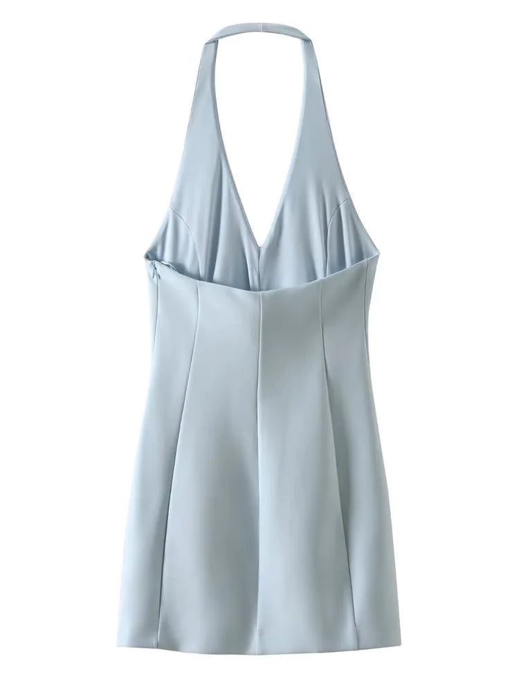 Summer fashion Mini Dress Woman Fitted Off Shoulder Short Dresses For Women 2024 Summer Backless Party Dresses Sexy Dress