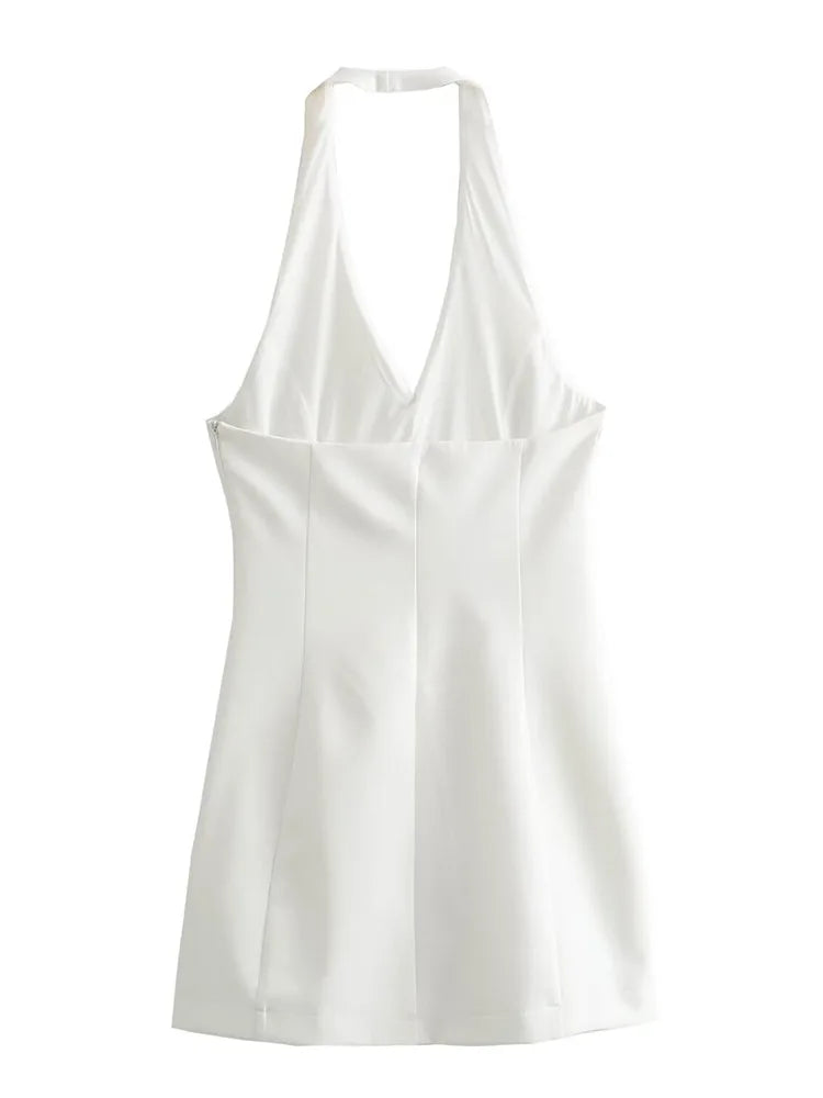 Summer fashion Mini Dress Woman Fitted Off Shoulder Short Dresses For Women 2024 Summer Backless Party Dresses Sexy Dress