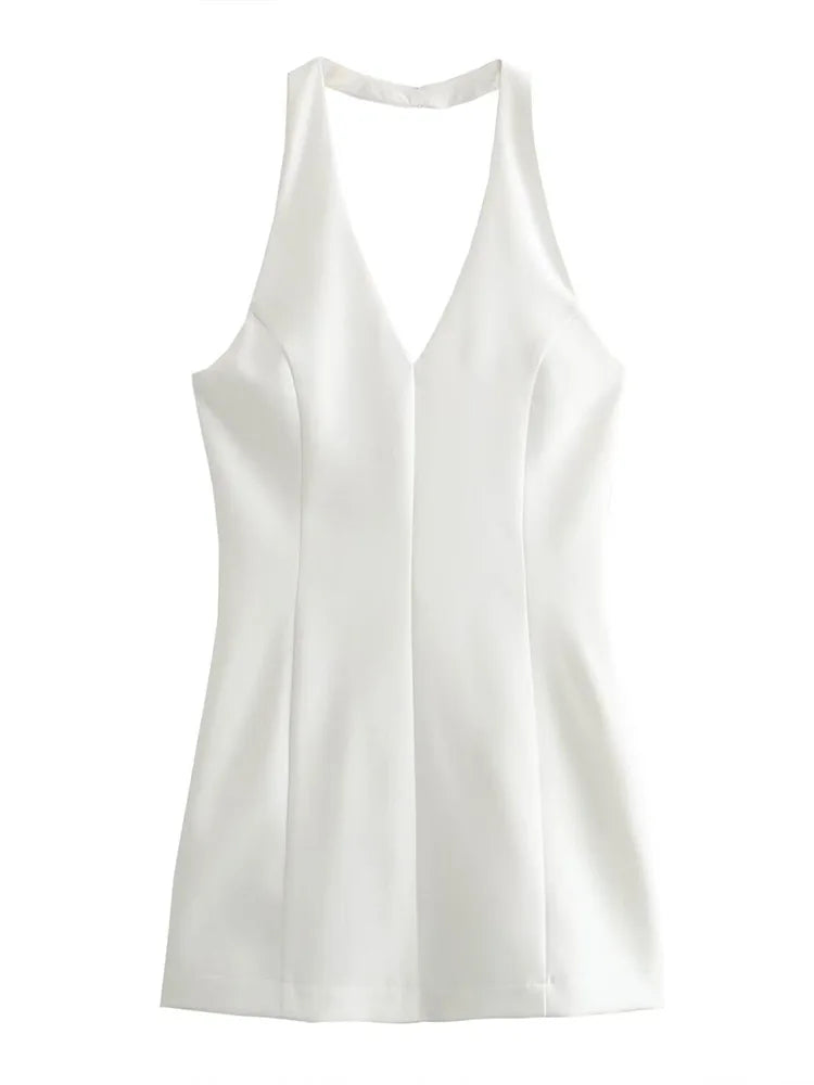 Summer fashion Mini Dress Woman Fitted Off Shoulder Short Dresses For Women 2024 Summer Backless Party Dresses Sexy Dress