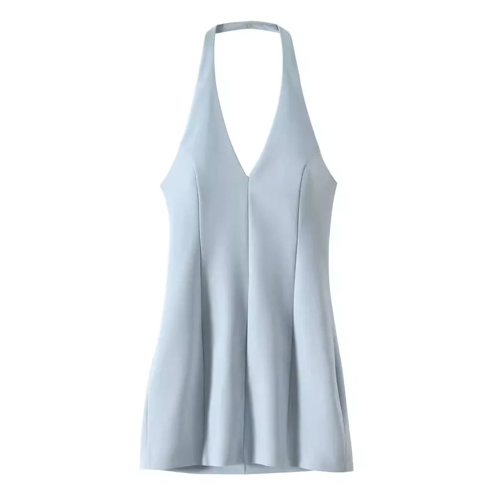 Summer fashion Mini Dress Woman Fitted Off Shoulder Short Dresses For Women 2024 Summer Backless Party Dresses Sexy Dress