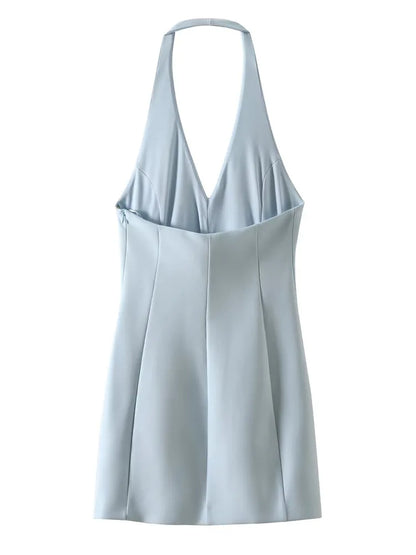 Summer fashion Mini Dress Woman Fitted Off Shoulder Short Dresses For Women 2024 Summer Backless Party Dresses Sexy Dress