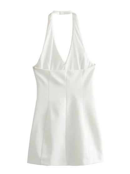 Summer fashion Mini Dress Woman Fitted Off Shoulder Short Dresses For Women 2024 Summer Backless Party Dresses Sexy Dress
