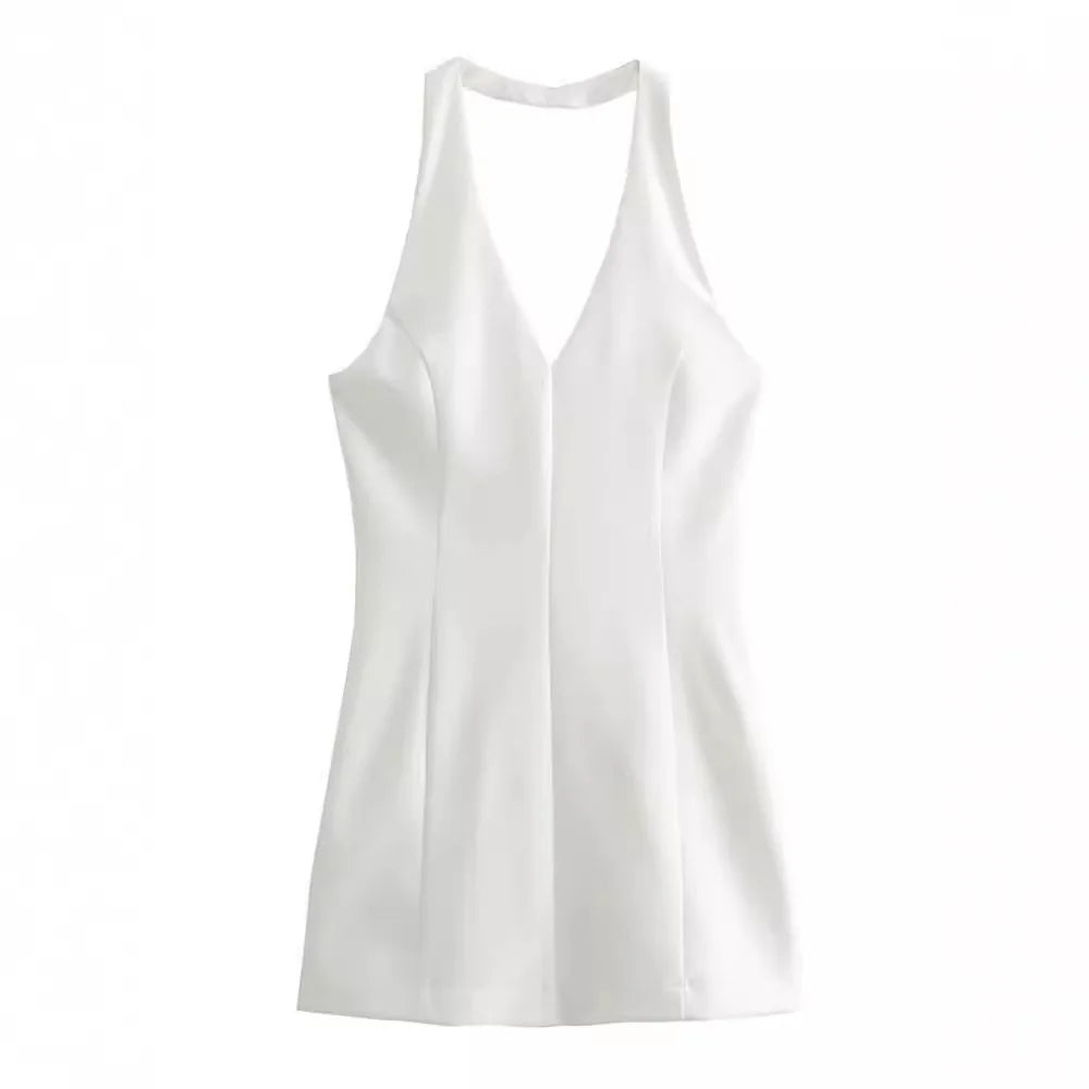 Summer fashion Mini Dress Woman Fitted Off Shoulder Short Dresses For Women 2024 Summer Backless Party Dresses Sexy Dress
