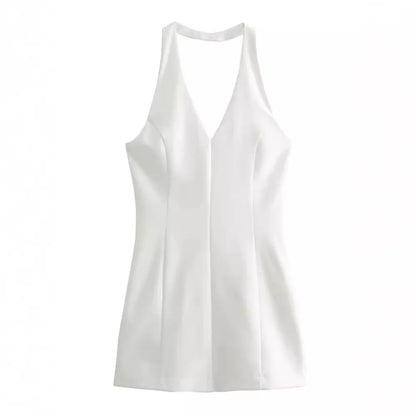 Summer fashion Mini Dress Woman Fitted Off Shoulder Short Dresses For Women 2024 Summer Backless Party Dresses Sexy Dress