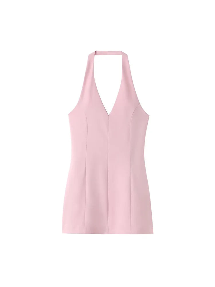 Summer fashion Mini Dress Woman Fitted Off Shoulder Short Dresses For Women 2024 Summer Backless Party Dresses Sexy Dress