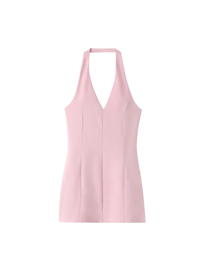 Summer fashion Mini Dress Woman Fitted Off Shoulder Short Dresses For Women 2024 Summer Backless Party Dresses Sexy Dress