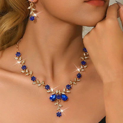 DERSONA Elegant Flower Design Jewelry Set, Fashion Jewelry for Any Ocassion, Trendy All-match & Exquisite Jewelry