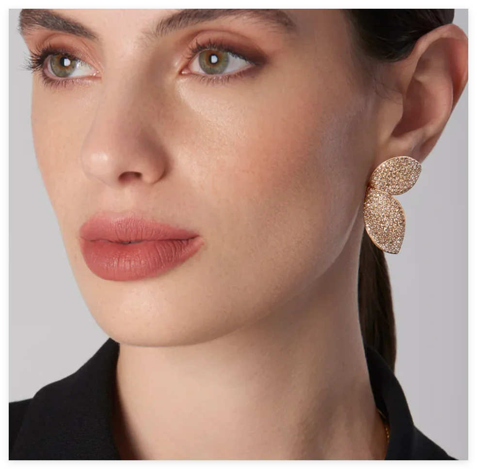 Luxury Necklace Earrings Set For Women Fashion Chunky Flower Necklace Choker Goth Jewelry Set Ladies Female Accessories Gift