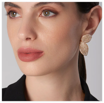 Luxury Necklace Earrings Set For Women Fashion Chunky Flower Necklace Choker Goth Jewelry Set Ladies Female Accessories Gift